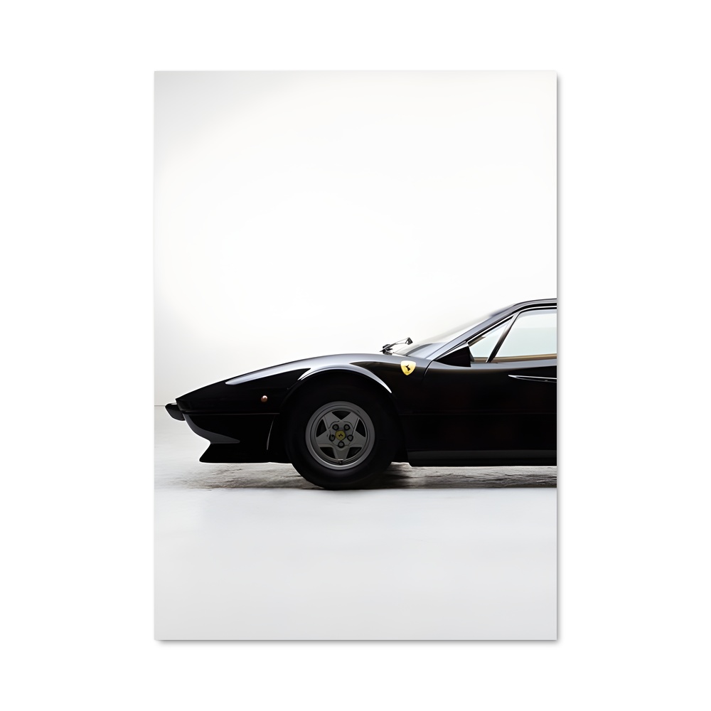 Poster Ferrari Noir 308